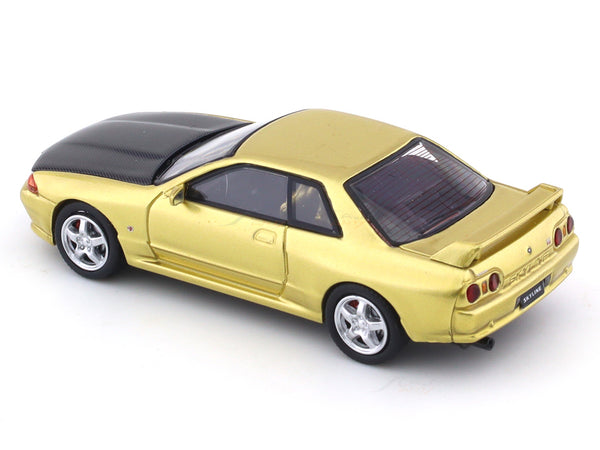 Nissan Skyline GT-R R32 golden 1:64 Time Micro diecast scale model ...