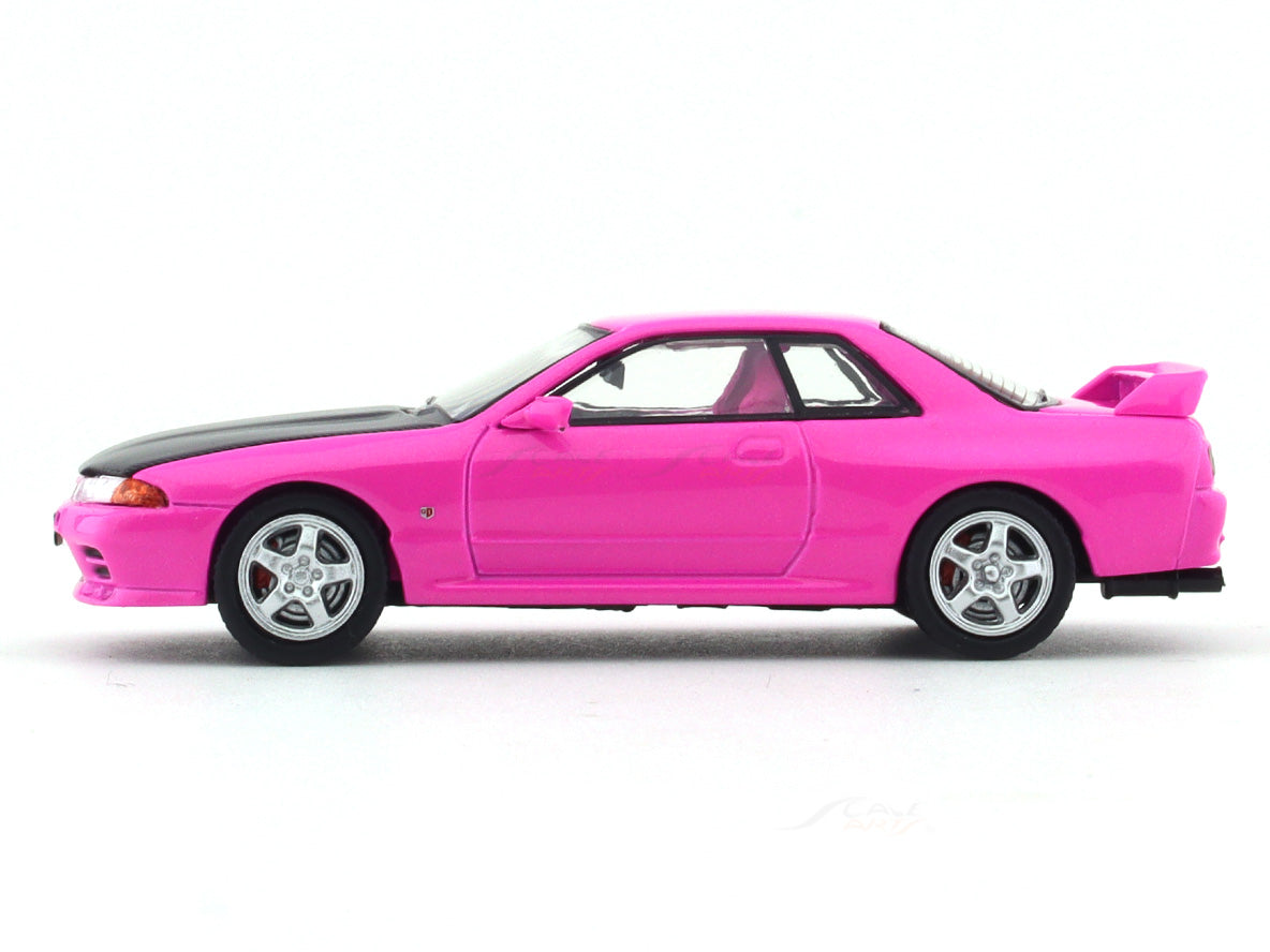 Gt R R34 Syline Model Pink Nissan Skyline GT-R R32 pink 1:64 Time Micro diecast scale model ...
