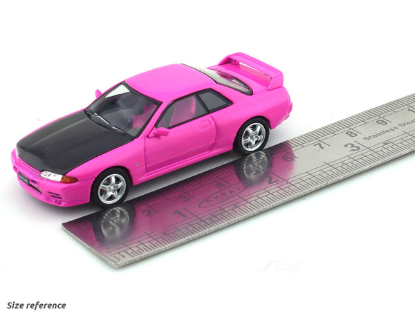 Nissan Skyline GT-R R32 pink 1:64 Time Micro diecast scale model ...