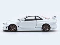 Nissan Skyline GT-R R34 Z Tune white 1:64 Time Micro diecast scale model miniature car