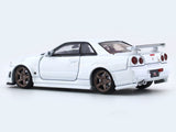 Nissan Skyline GT-R R34 Z Tune white 1:64 Time Micro diecast scale model miniature car