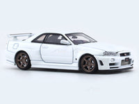 Nissan Skyline GT-R R34 Z Tune white 1:64 Time Micro diecast scale model miniature car