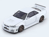 Nissan Skyline GT-R R34 Z Tune white 1:64 Time Micro diecast scale model miniature car