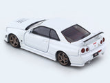 Nissan Skyline GT-R R34 Z Tune white 1:64 Time Micro diecast scale model miniature car