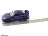 Nissan Skyline GT-R R35 blue 1:33-42 RMZ City licensed pull back car scale model