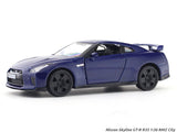 Nissan Skyline GT-R R35 blue 1:32 RMZ City licensed pull back car scale model