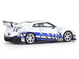 Nissan Skyline GT-R R35 silver 1:64 Time Micro diecast scale model car miniature