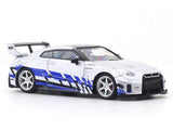 Nissan Skyline GT-R R35 silver 1:64 Time Micro diecast scale model car miniature