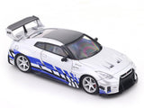 Nissan Skyline GT-R R35 silver 1:64 Time Micro diecast scale model car miniature