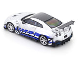 Nissan Skyline GT-R R35 silver 1:64 Time Micro diecast scale model car miniature