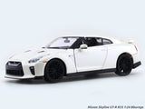 Nissan Skyline GT-R R35 White 1:24 Bburago licensed diecast Scale Model car