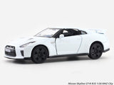 Nissan Skyline GT-R R35 white 1:32 RMZ City licensed pull back car scale model