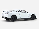 Nissan Skyline GT-R R35 white 1:33-42 RMZ City licensed pull back car scale model