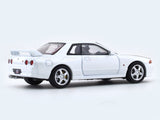 Nissan Skyline GT-T R32 white 1:64 Super Model diecast scale model car miniature