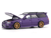 Nissan Stagea WC34 260RS purple 1:64 Zoom diecast scale model collectible