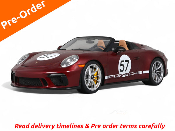 Pre Order : Porsche 911 992 Speedster Heritage Edition 1:18 GT Spirit resin scale model car collectible