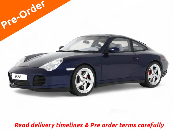 Pre Order : Porsche 911 996.2 Carrera 4S Dark Blue 1:18 GT Spirit resin scale model car collectible