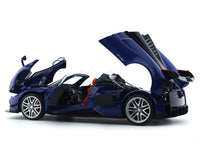 Pagani Huayra blue 1:18 QY Toys diecast scale model car