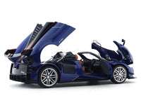 Pagani Huayra blue 1:18 QY Toys diecast scale model car