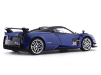 Pagani Huayra blue 1:18 QY Toys diecast scale model car