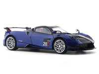 Pagani Huayra blue 1:18 QY Toys diecast scale model car