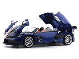 Pagani Huayra blue 1:18 QY Toys diecast scale model car