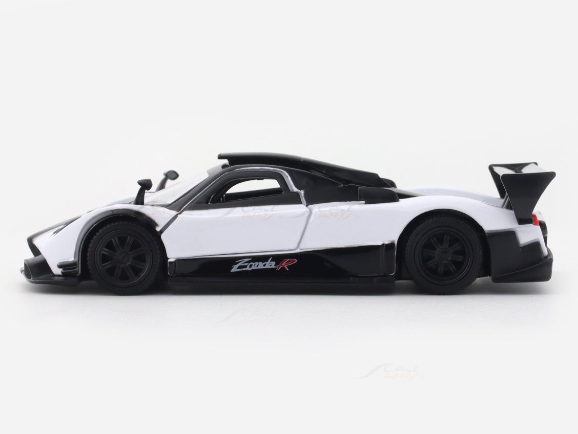 Pagani Zonda R White 1:33-42 RMZ City licensed pull back car scale ...
