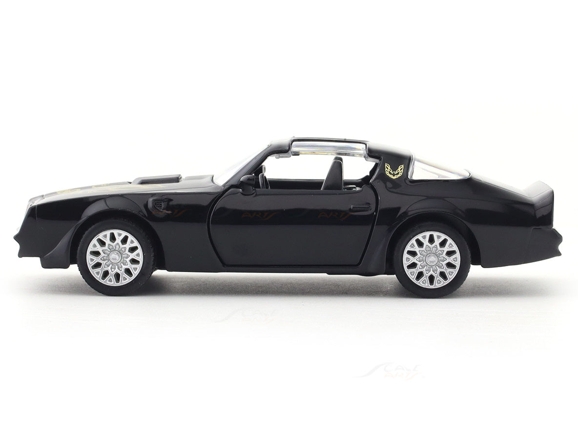 Pontiac Firebird Trans AM black 1:33-42 RMZ City licensed pull back car ...