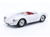 1956 Porsche 550A Spyder Silver 1:12 KK Scale Diecast Scale Model Car Collectible