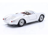 1956 Porsche 550A Spyder Silver 1:12 KK Scale Diecast Scale Model Car Collectible