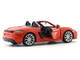 Porsche 718 Boxster orange 1:24 Bburago licensed diecast Scale Model car