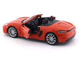 Porsche 718 Boxster orange 1:24 Bburago licensed diecast Scale Model car