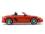 Porsche 718 Boxster orange 1:24 Bburago licensed diecast Scale Model car