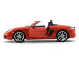 Porsche 718 Boxster orange 1:24 Bburago licensed diecast Scale Model car