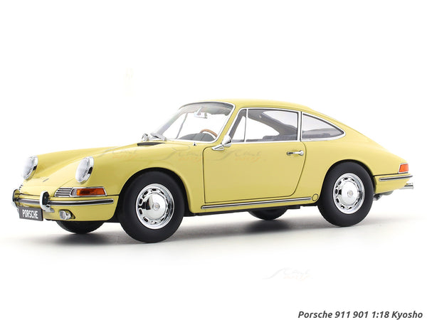 Porsche 911 901 Champaign Yellow 1:18 Kyosho licensed premium diecast scale model car collectible