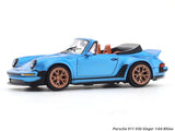 Porsche 911 930 Singer blue 1:64 Rhino diecast scale model car miniature car