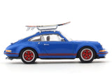 Porsche 911 964 Singer with surfboards 1:64 Pop Race diecast scale model car collectible