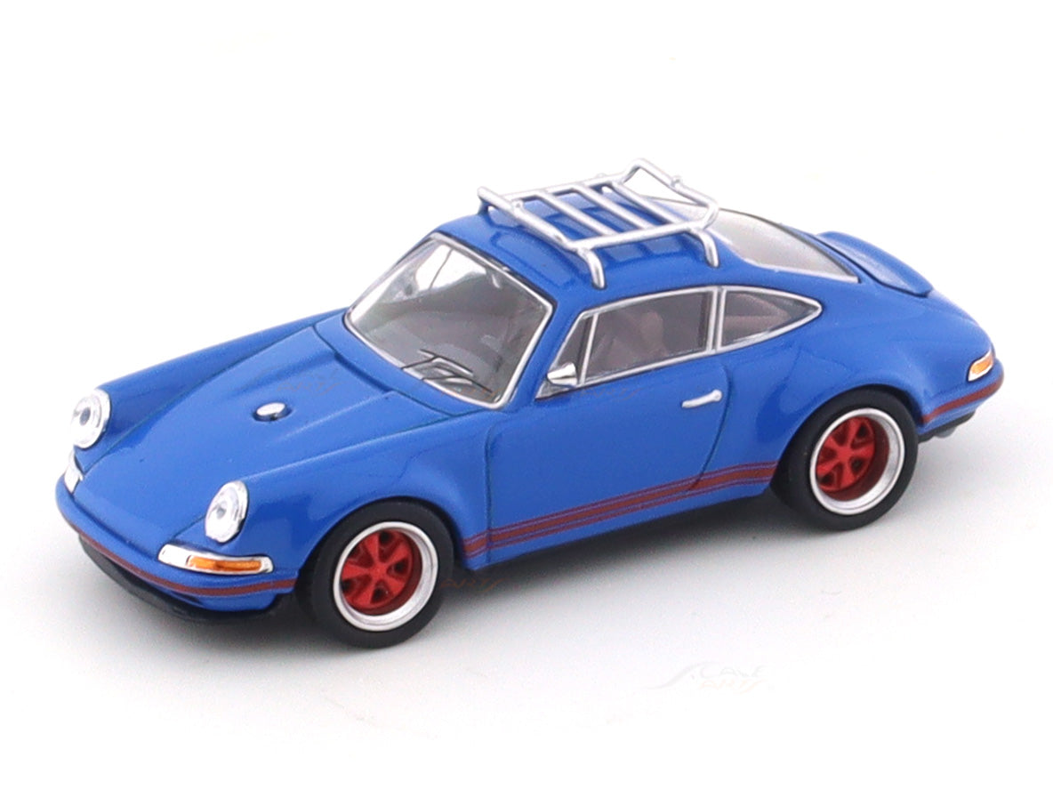Porsche 911 964 Singer with surfboards 1:64 Pop Race diecast scale