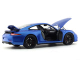 Porsche 911 991 Carrera GTS Blue 1:18 Schuco diecast Scale Model car