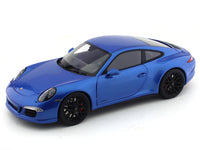 Porsche 911 991 Carrera GTS Blue 1:18 Schuco diecast Scale Model car