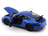 Porsche 911 991 Carrera GTS Blue 1:18 Schuco diecast Scale Model car