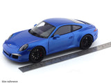 Porsche 911 991 Carrera GTS Blue 1:18 Schuco diecast Scale Model car