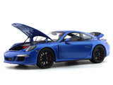 Porsche 911 991 Carrera GTS Blue 1:18 Schuco diecast Scale Model car