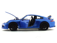 Porsche 911 991 Carrera GTS Blue 1:18 Schuco diecast Scale Model car