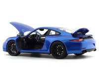 Porsche 911 991 Carrera GTS Blue 1:18 Schuco diecast Scale Model car