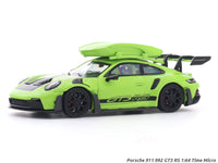 Porsche 911 992 GT3 RS green 1:64 Time Micro diecast scale model