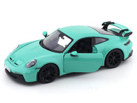 Porsche 911 992 GT3 Green 1:24 Bburago licensed diecast Scale Model car