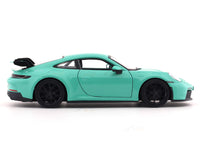 Porsche 911 992 GT3 Green 1:24 Bburago licensed diecast Scale Model car