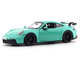 Porsche 911 992 GT3 Green 1:24 Bburago licensed diecast Scale Model car