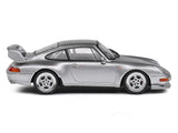 Porsche 993 RS Clubsport silver 1:43 Solido licensed diecast Scale Model collectible